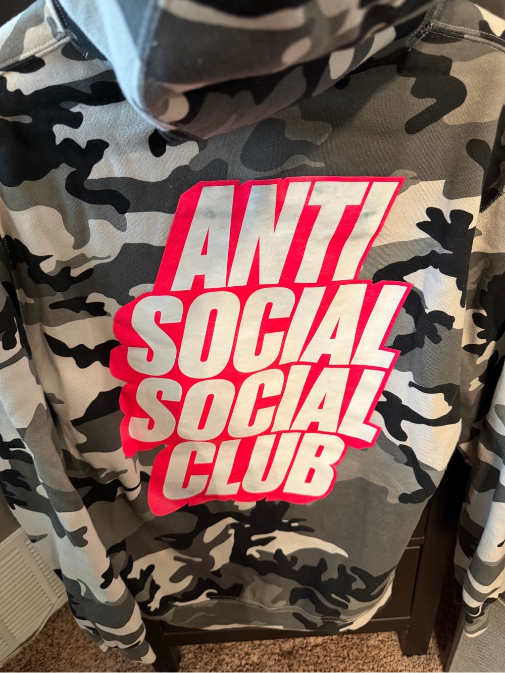 Anti Social Social Club Camo Hoodie